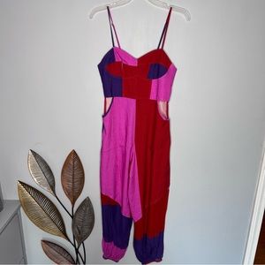 NWT‎ Open Color Block Jumpsuit D9